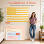 Custom Photo American Flag Banner - Soft Gold product image 2