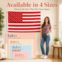 Custom Photo American Flag Banner - Crimson Red product image 3