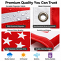 Custom Photo American Flag Banner - Crimson Red product image 6