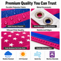 Custom Photo American Flag Banner - Hot Pink Blue product image 6