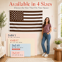 Custom Photo American Flag Banner - Walnut Brown product image 3