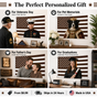 Custom Photo American Flag Banner - Walnut Brown product image 5