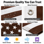 Custom Photo American Flag Banner - Walnut Brown product image 6