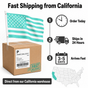 Custom Photo American Flag Banner - Aqua Blue product image 2