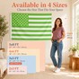 Custom Photo American Flag Banner - Lime Green product image 3