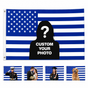 Custom Photo American Flag Banner - Klein Blue product image 1