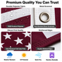 Custom Photo American Flag Banner - Burgundy product image 6