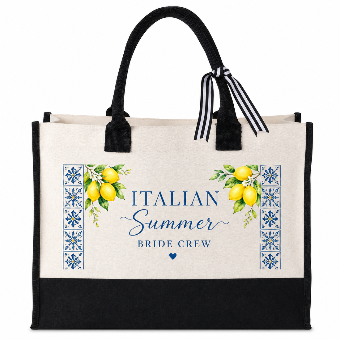 Italian Summer Bride Crew Tote Bag - image 1