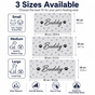 Personalized Pet Feeding Mat with Name and Paw Print product image 2