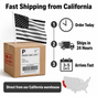 Custom Photo American Flag Banner - Black Gray product image 2
