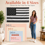Custom Photo American Flag Banner - Black Gray product image 3