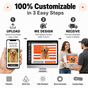 Custom Photo American Flag Banner - Orange product image 4