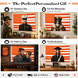 Custom Photo American Flag Banner - Orange product image 5