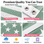 Custom Photo American Flag Banner - Sage Green Cream product image 6