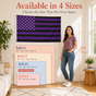 Custom Photo American Flag Banner - Black Purple product image 3