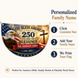 Personalized USA 250th Anniversary Bunting Flag - Style 02 product image 2