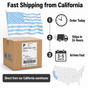 Custom Photo American Flag Banner - Sky Blue White product image 2