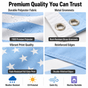Custom Photo American Flag Banner - Sky Blue White product image 6